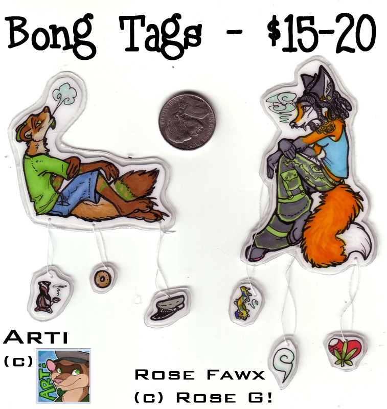 Arti and Rose Bong Tags