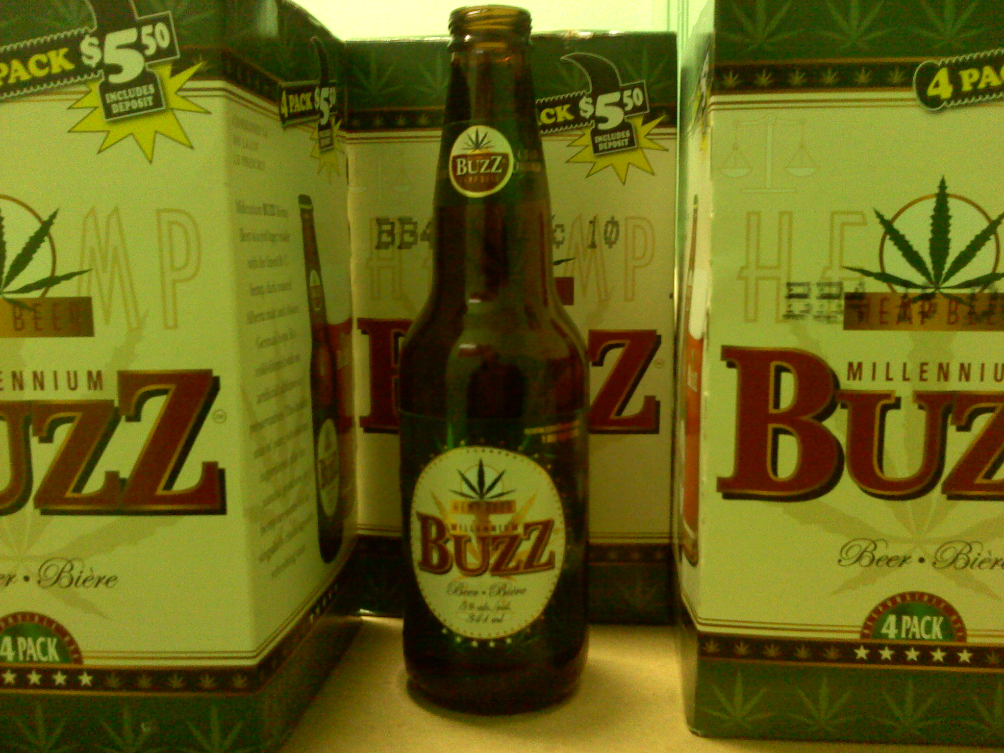 Millenium Buzz Hemp Beer