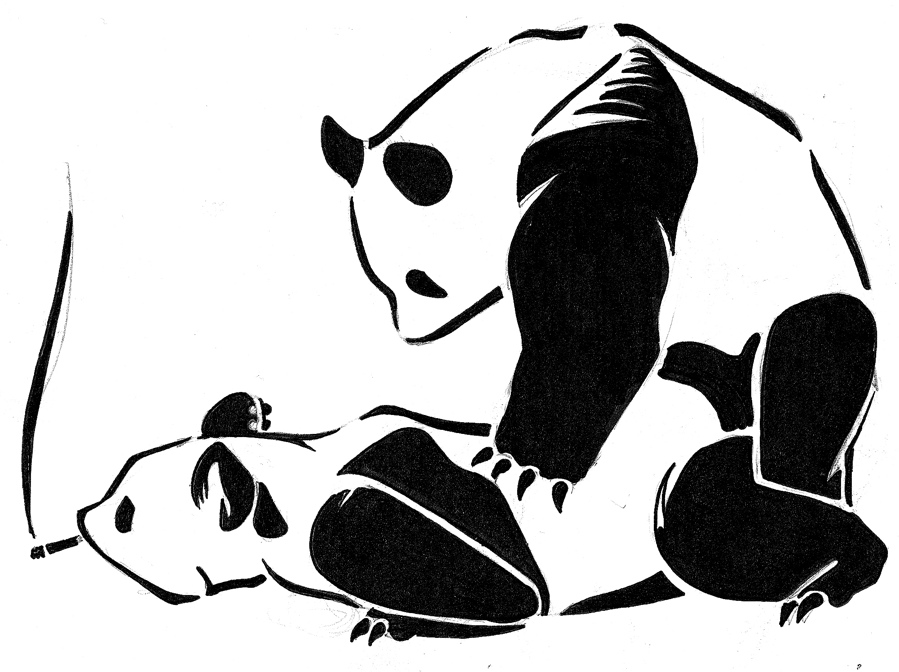 Stencil - Panda Sex