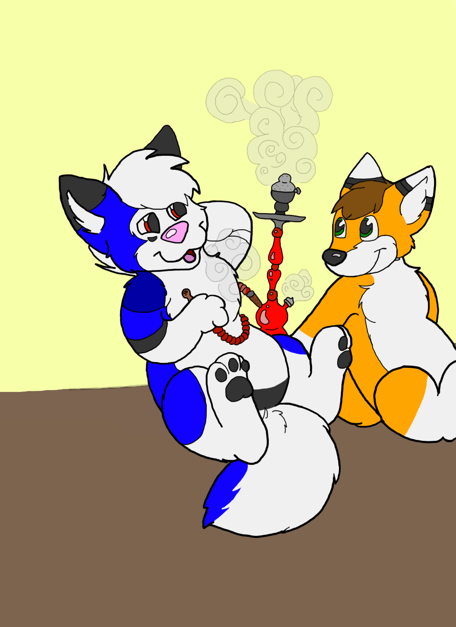 Skylor & Falcon Like The Hookah by SolarFalcon