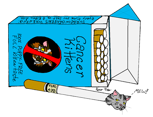 Cancer Kitten Cigarettes