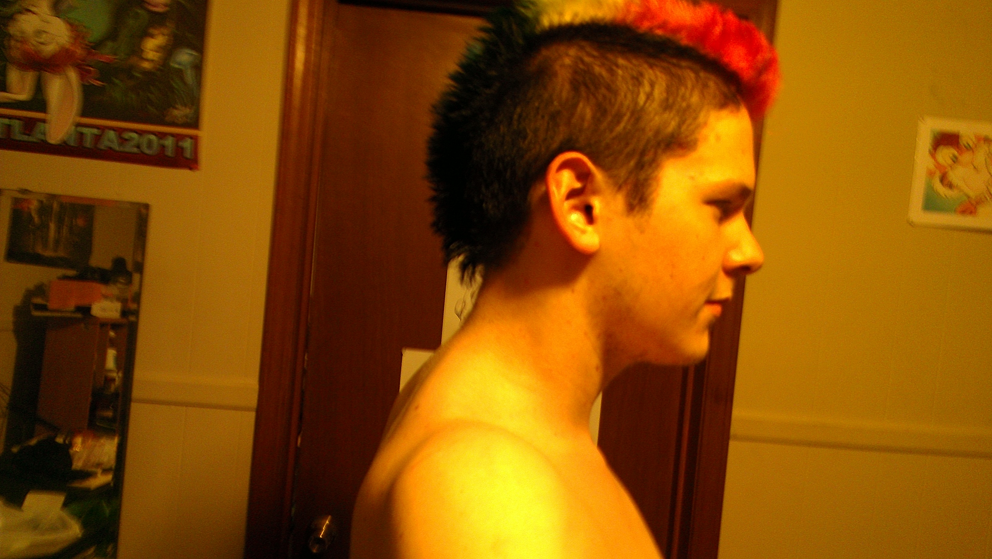 rainbow mohawk