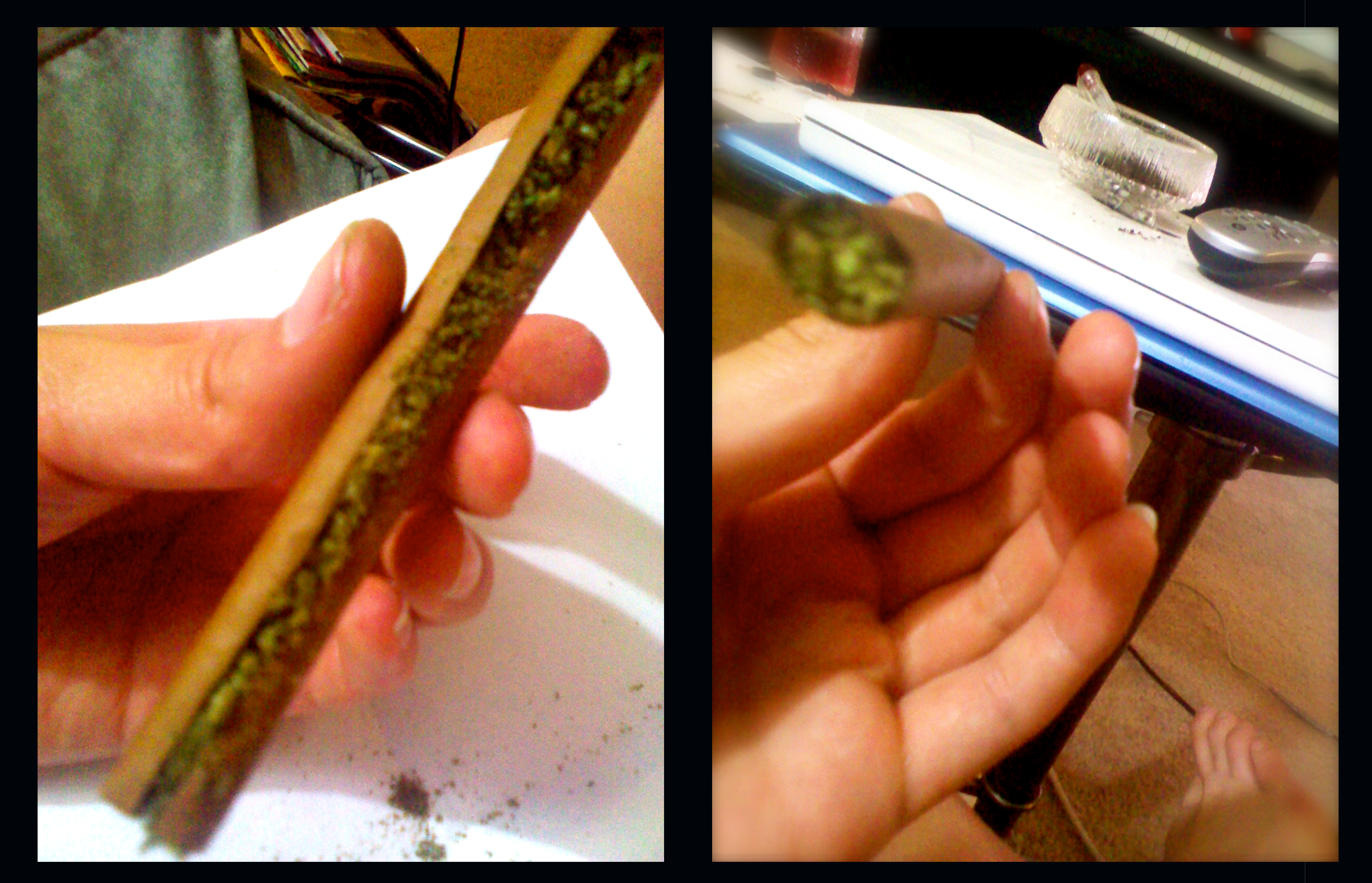 The fattest blunt I ever did roll